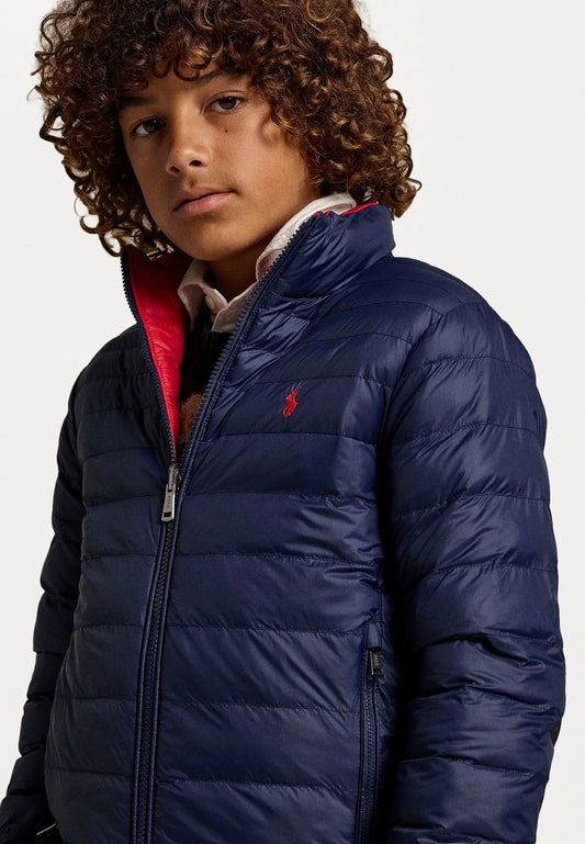 Ralph Lauren Kids/Juniors Navy Blue Reversible Puffer Jacket