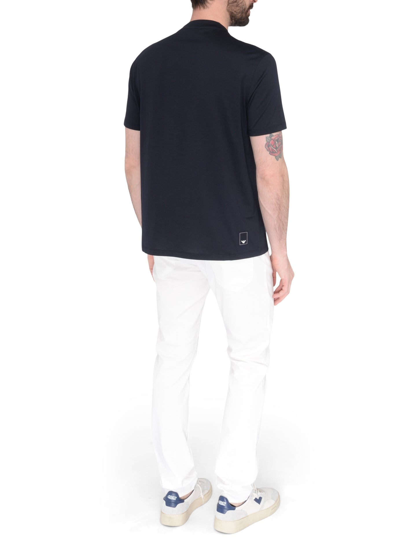 Emporio Armani ASV Men's Travel Essentials Black Jersey T-shirt