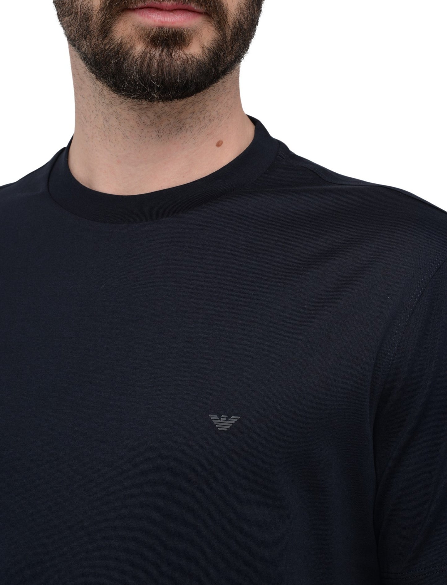 Emporio Armani ASV Men's Travel Essentials Black Jersey T-shirt