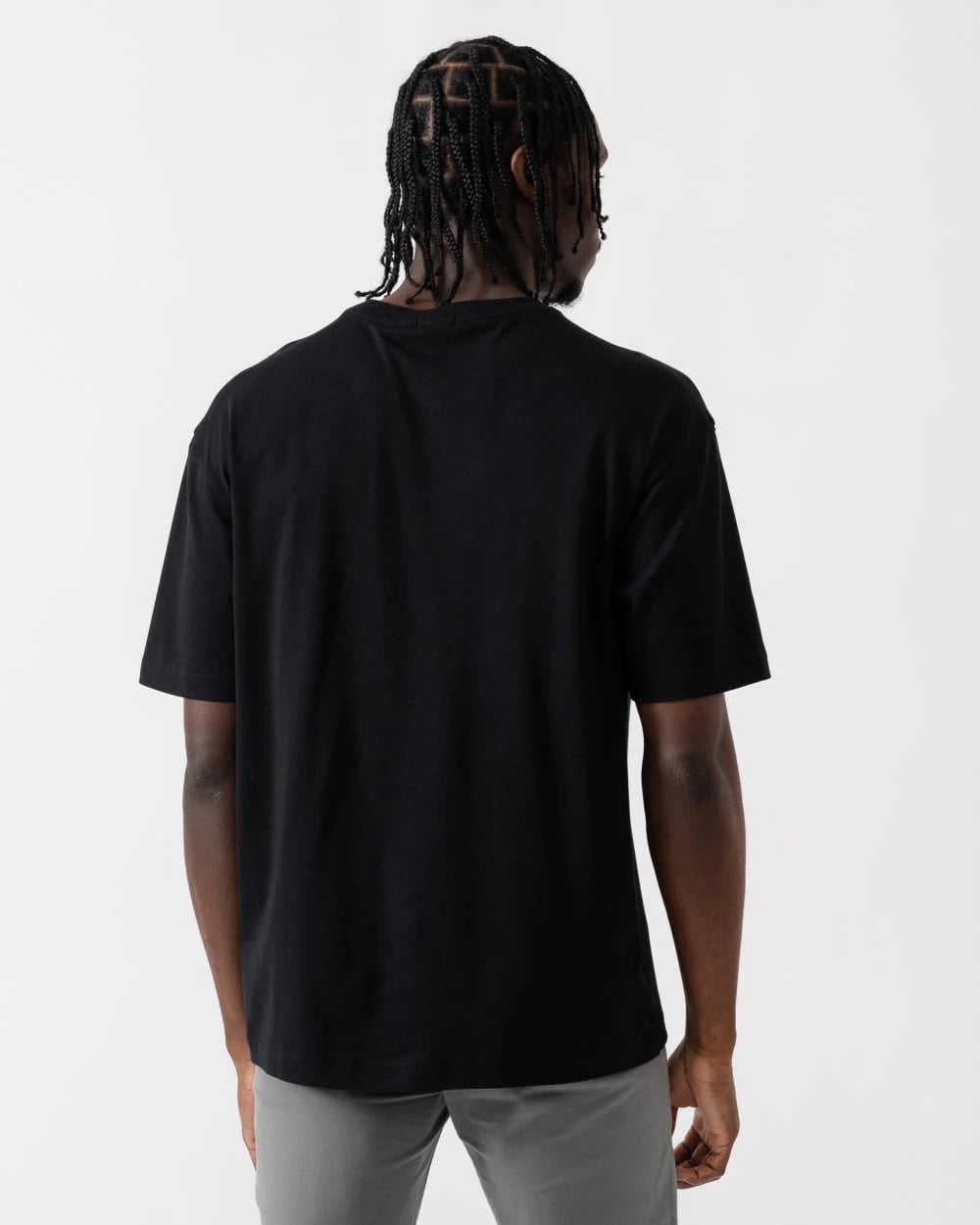 BOSS Tee Mirror 1 Men's Black Graphic Print T-Shirt