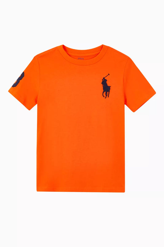 Ralph Lauren Orange Big Pony Kids/Juniors T-Shirt