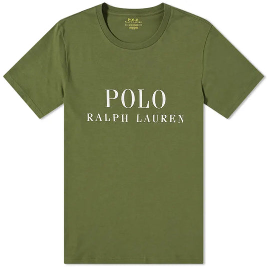 Ralph Lauren Khaki Green Logo T-Shirt for Kids/Juniors