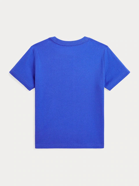 Ralph Lauren Blue Logo Jersey T-Shirt for Kids/Juniors