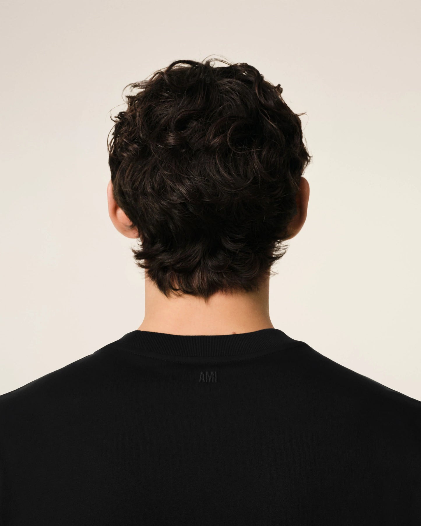 Ami De Coeur Men's Cotton Black T-Shirt