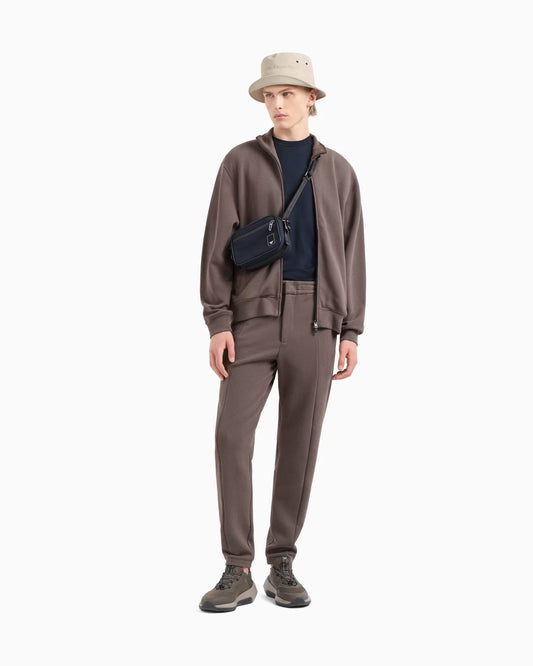 Emporio Armani ASV Men's Travel Essentials Navy Blue Jersey T-shirt