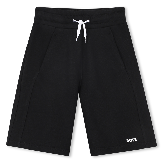 BOSS Baby Boys Logo Shorts in Black