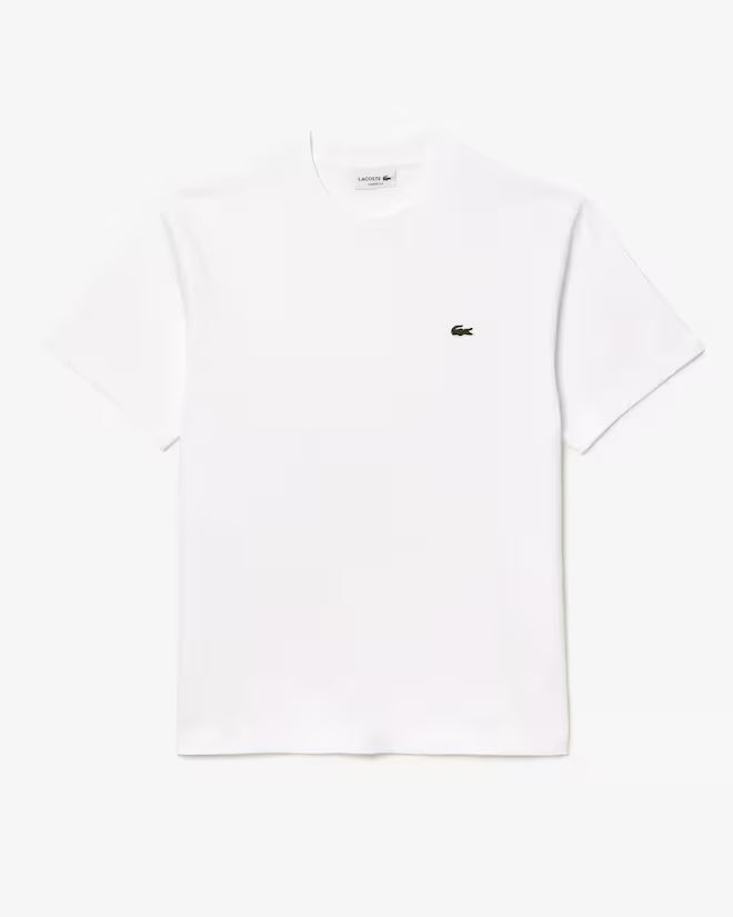 Lacoste Men's White Cotton T-shirt