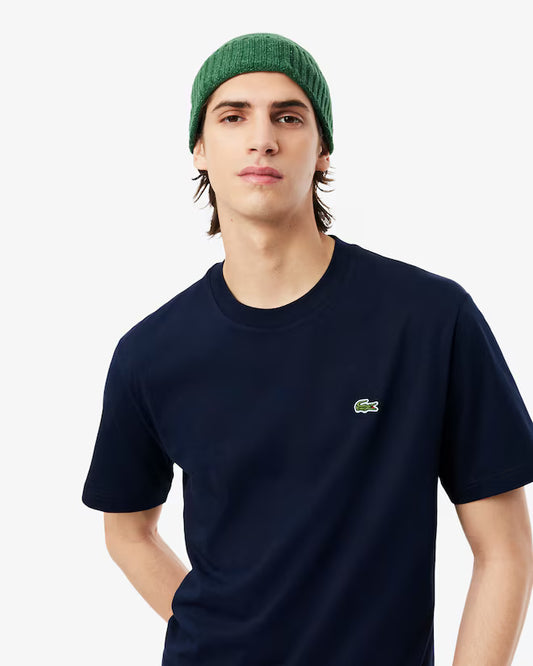 Lacoste Men's Midnight Blue Cotton T-shirt
