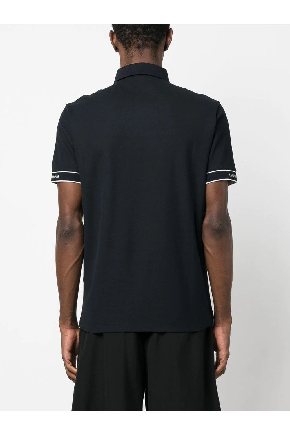 Emporio Armani Piquet Navy Blue Men's Polo T-shirt