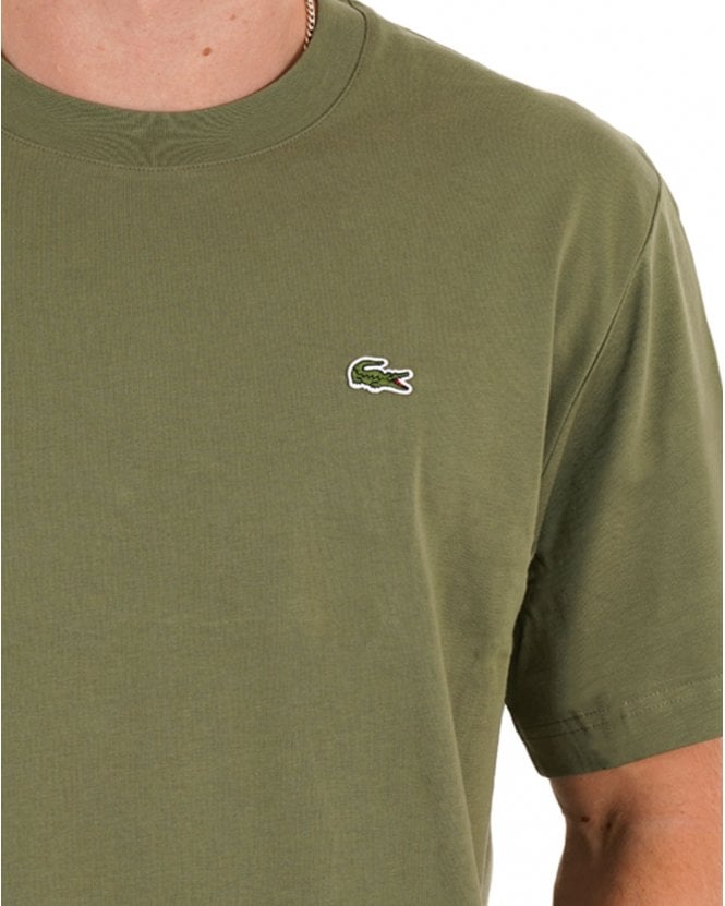 Lacoste Men's Cotton T-shirt in Navy Blue