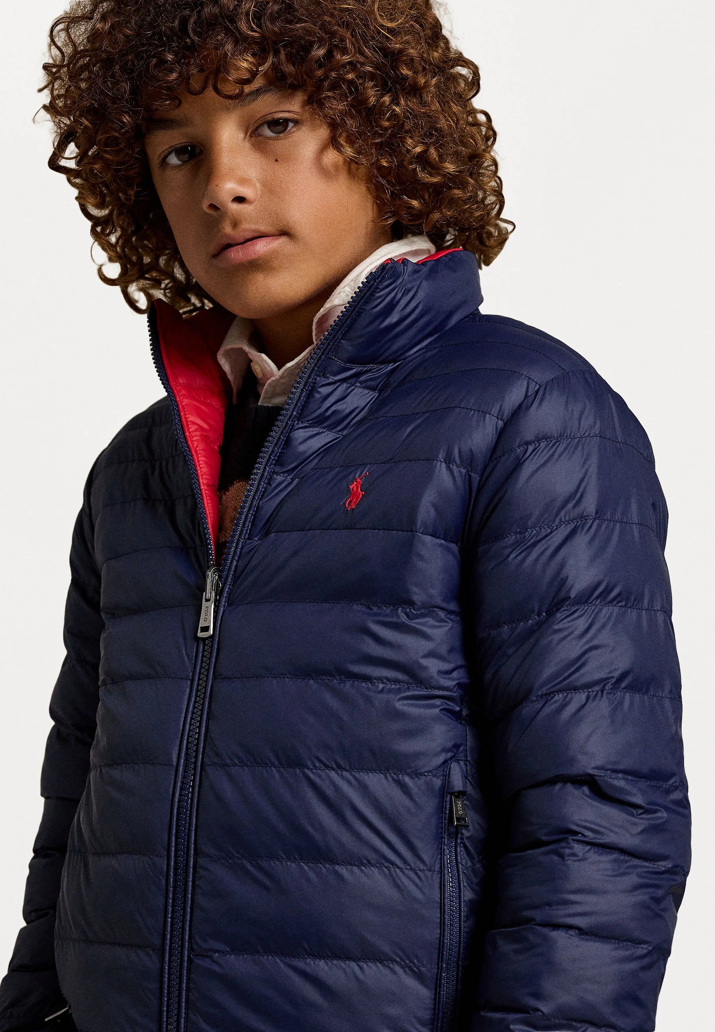 Ralph Lauren Kids/Juniors Red Reversible Puffer Jacket