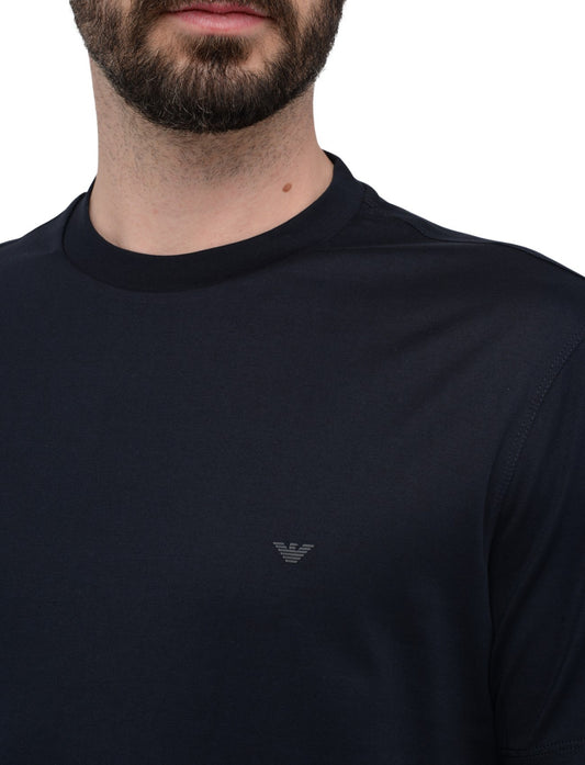 Emporio Armani ASV Men's Travel Essentials Black Jersey T-shirt