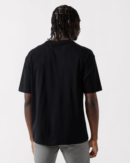 BOSS Tee Mirror 1 Men's Black Graphic Print T-Shirt