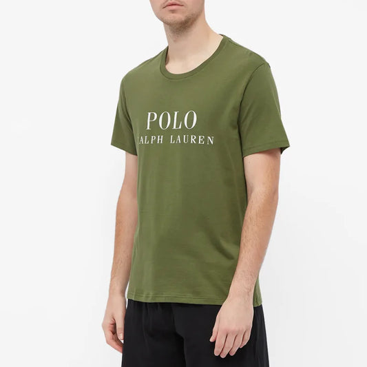 Ralph Lauren Khaki Green Logo T-Shirt for Kids/Juniors