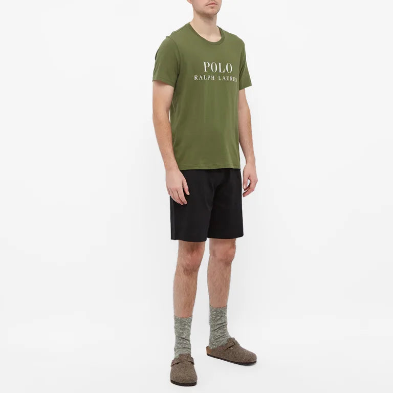 Ralph Lauren Khaki Green Logo T-Shirt for Kids/Juniors