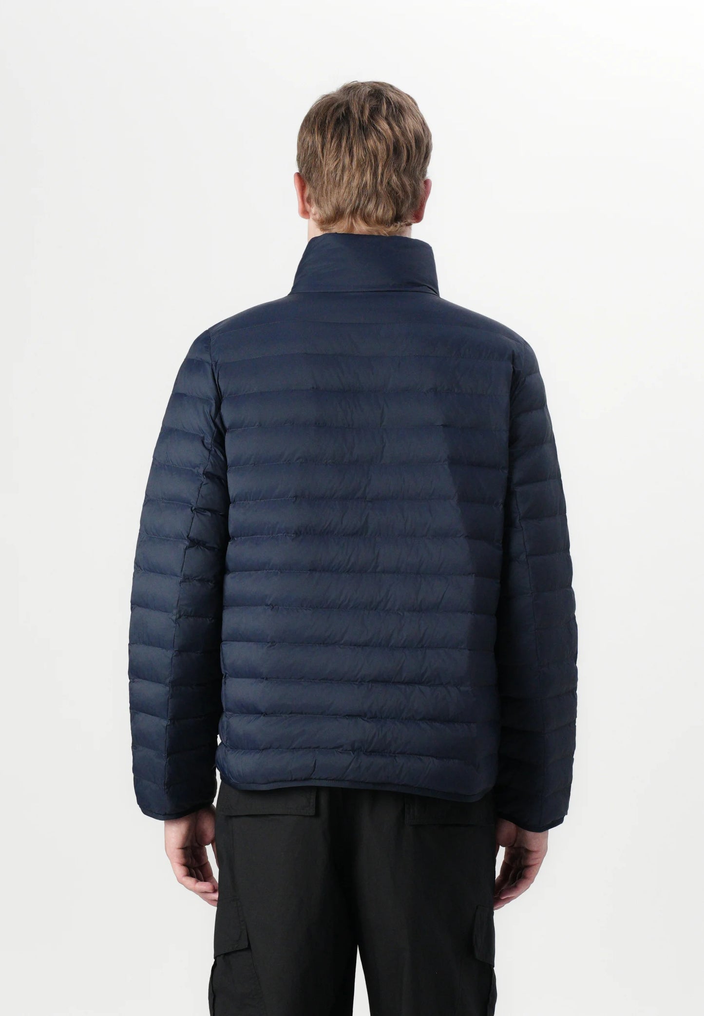 Calvin Klein Navy Blue Puffer Jacket with Insert Pockets