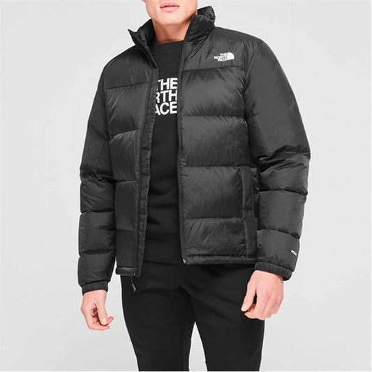 The North Face Men's Classic Down Hooded Black Jacket