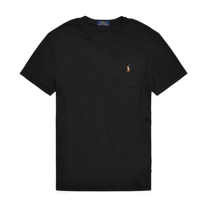 Ralph Lauren Custom Slim Fit Jersey Crewneck Men's Navy Blue T-Shirt