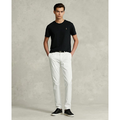 Ralph Lauren Custom Slim Fit Jersey Crewneck Men's Black T-Shirt