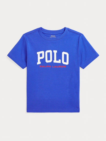 Ralph Lauren Blue Logo Jersey T-Shirt for Kids/Juniors