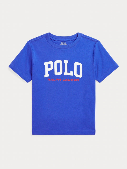 Ralph Lauren Blue Logo Jersey T-Shirt for Kids/Juniors