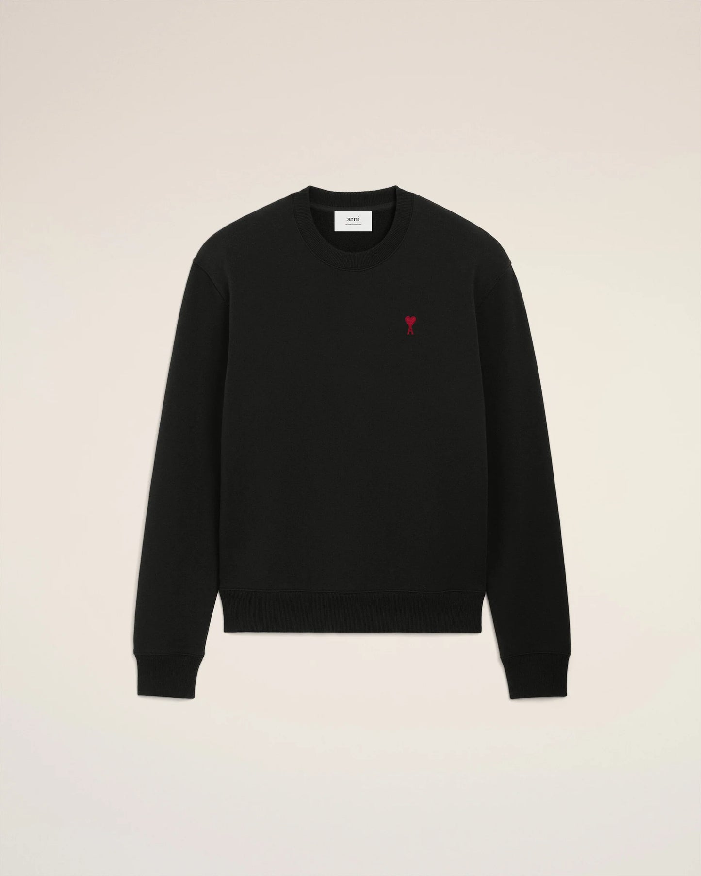 Black Cotton Ami de Coeur Sweatshirt