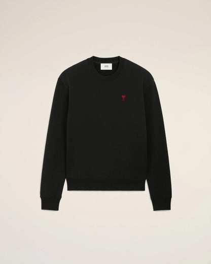 Black Cotton Ami de Coeur Sweatshirt