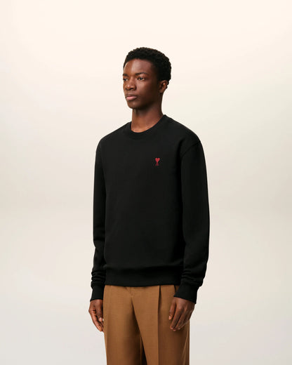 Black Cotton Ami de Coeur Sweatshirt