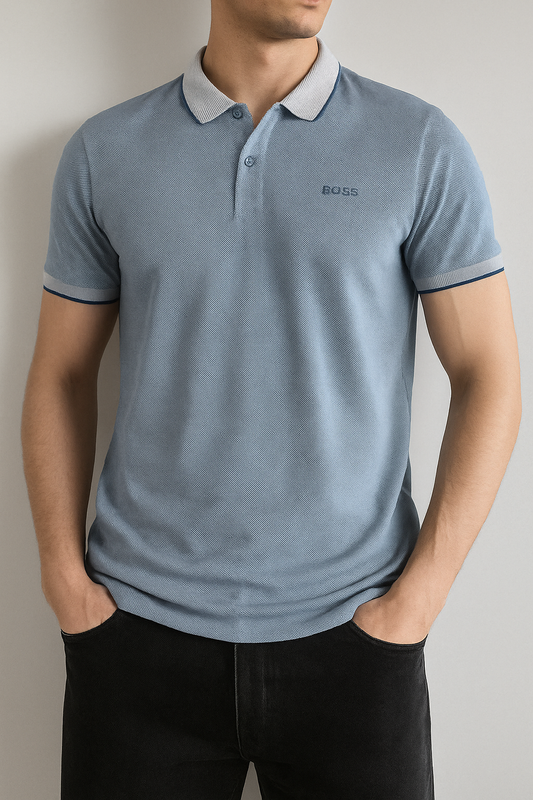 BOSS Paddy Polo Blue Men's T-shirt
