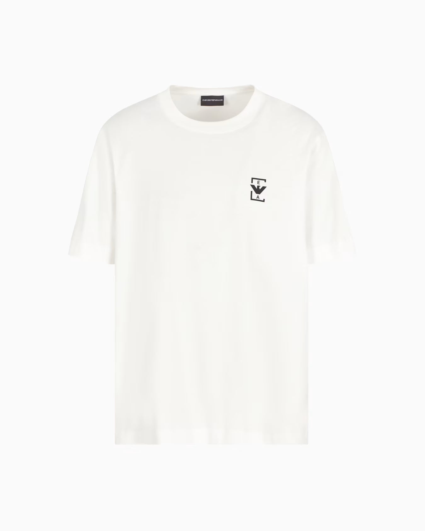 ASV Jersey T-shirt with rubberised logo print - Armani