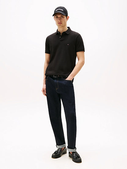 Tommy Hilfiger 1985 Regular Fit Pique White Polo Shirt