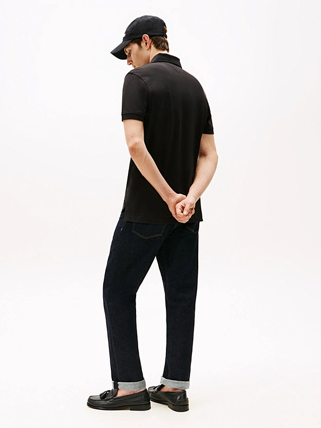 Tommy Hilfiger 1985 Regular Fit Pique White Polo Shirt