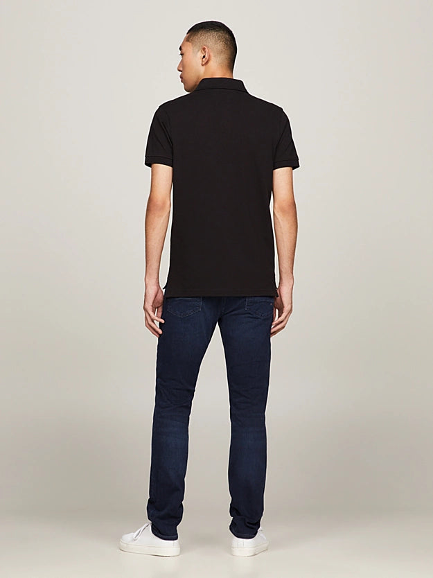 Tommy Hilfiger 1985 Regular Fit Pique White Polo Shirt