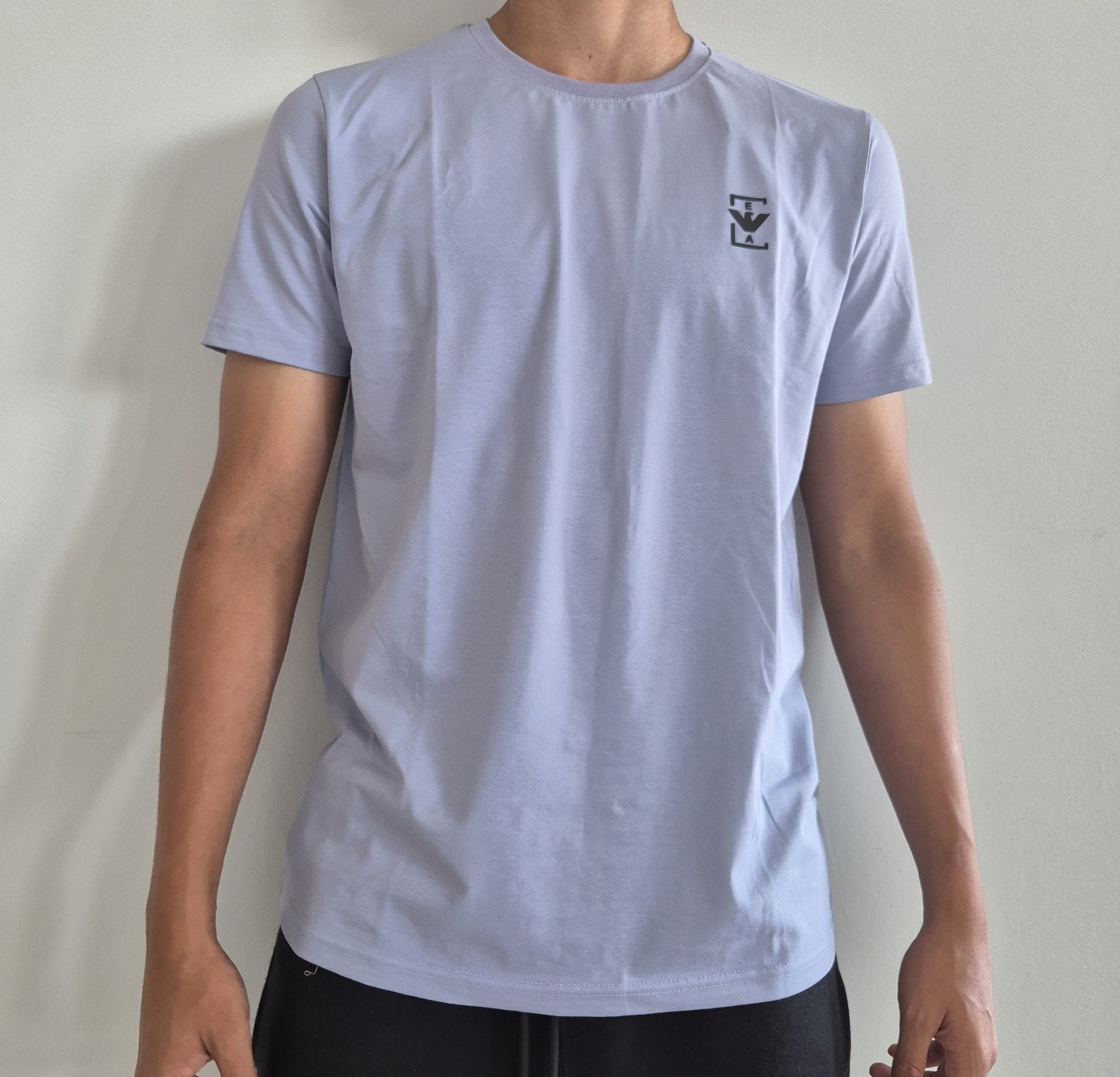 ASV Jersey T-shirt with rubberised logo print - Armani