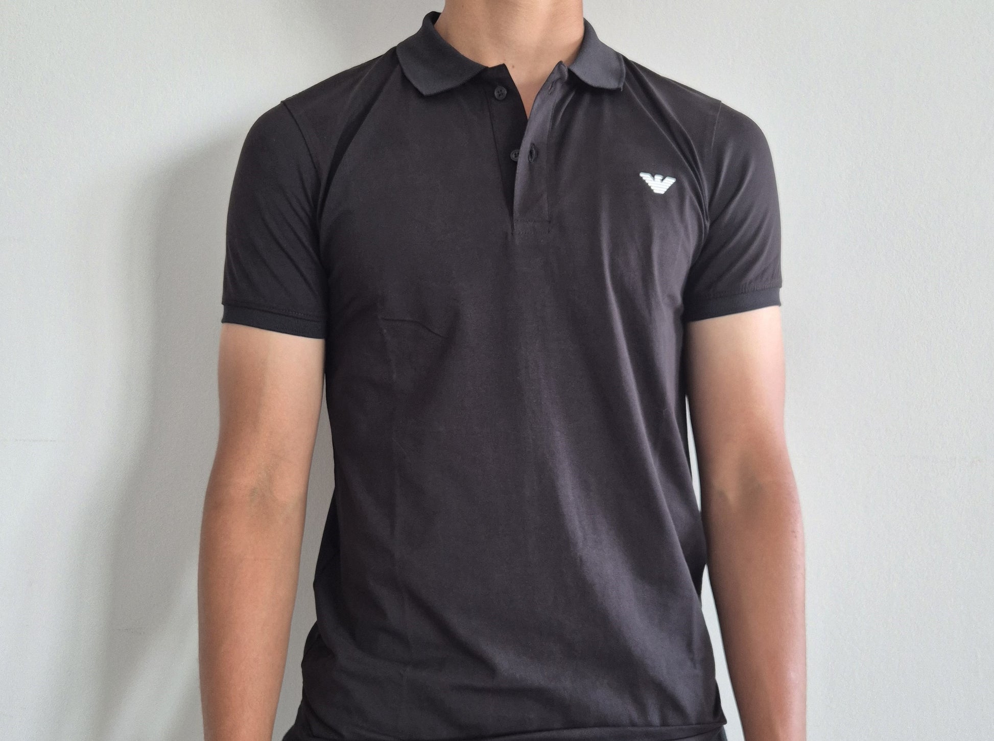 EMPORIO ARMANI Piquet Polo Navy