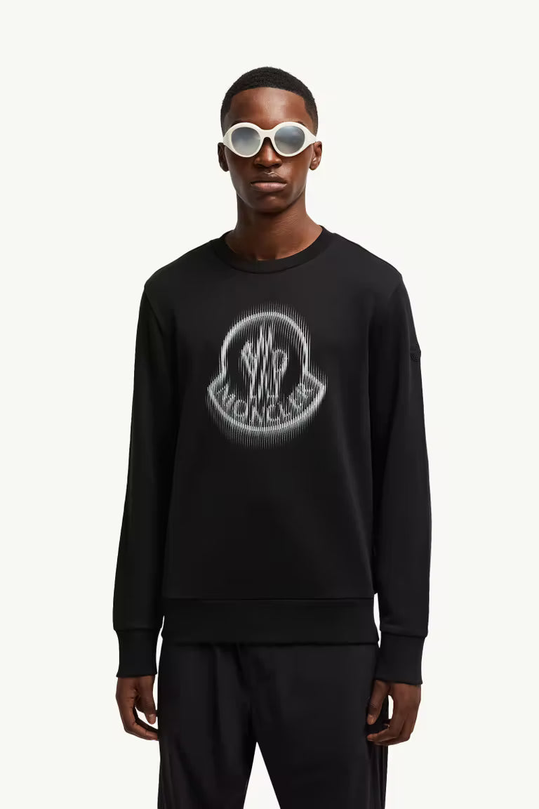 Moncler Blurred Logo Sweatshirt