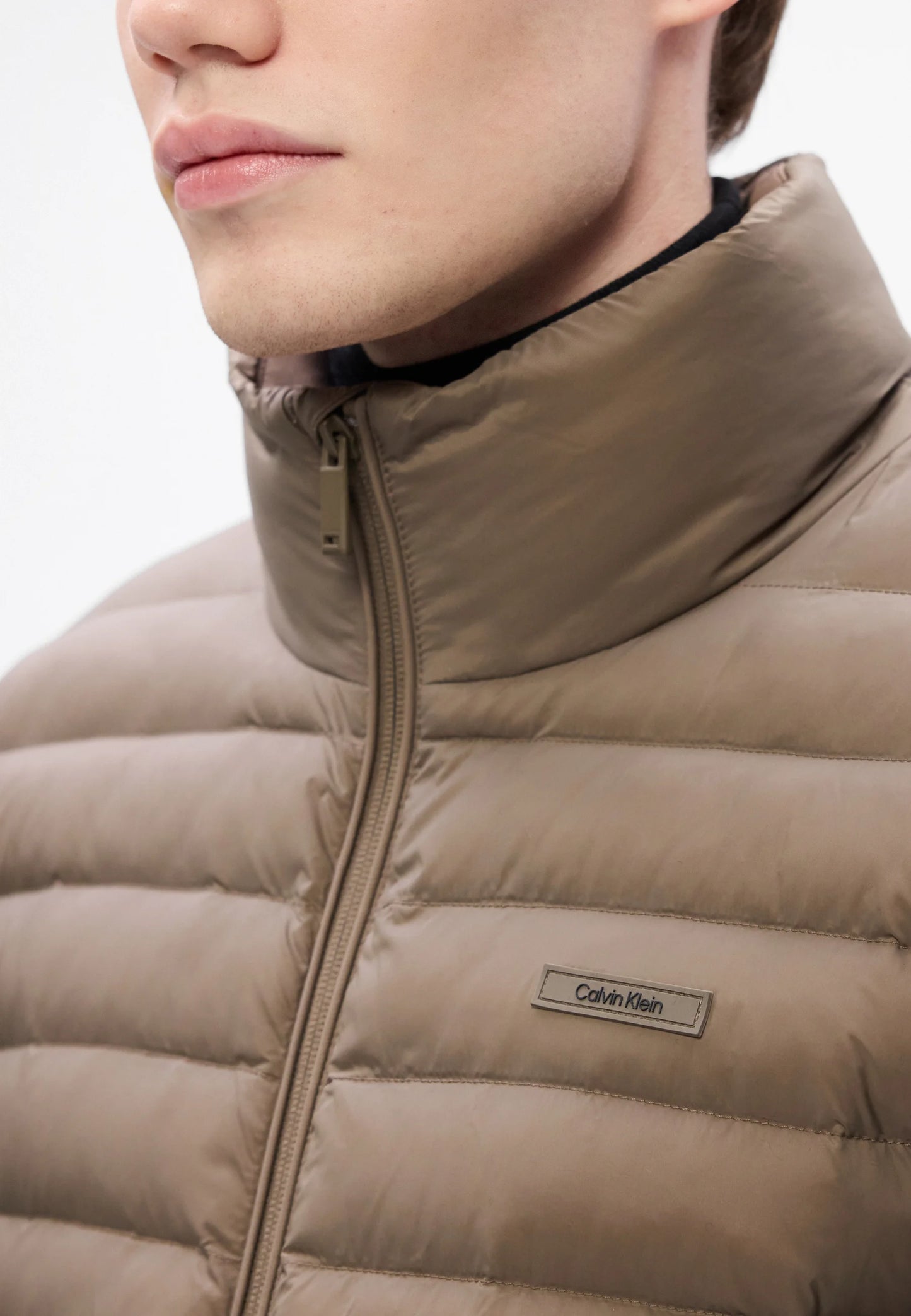 Calvin Klein Morel Puffer Jacket with Insert Pockets