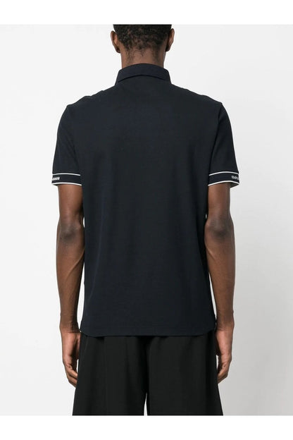 Emporio Armani Piquet Navy Blue Men's Polo T-shirt