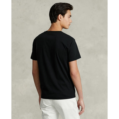 Ralph Lauren Custom Slim Fit Jersey Crewneck Men's Navy Blue T-Shirt