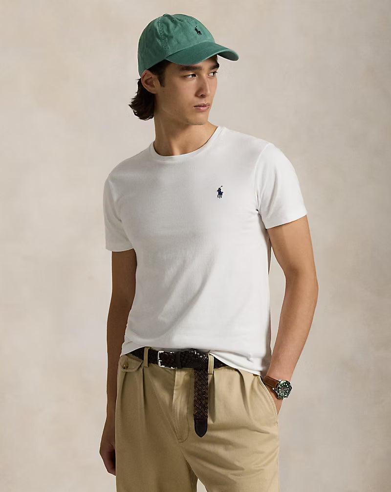 Custom Slim Fit Jersey Crewneck T-Shirt Save to Wishlist Polo Ralph Lauren
