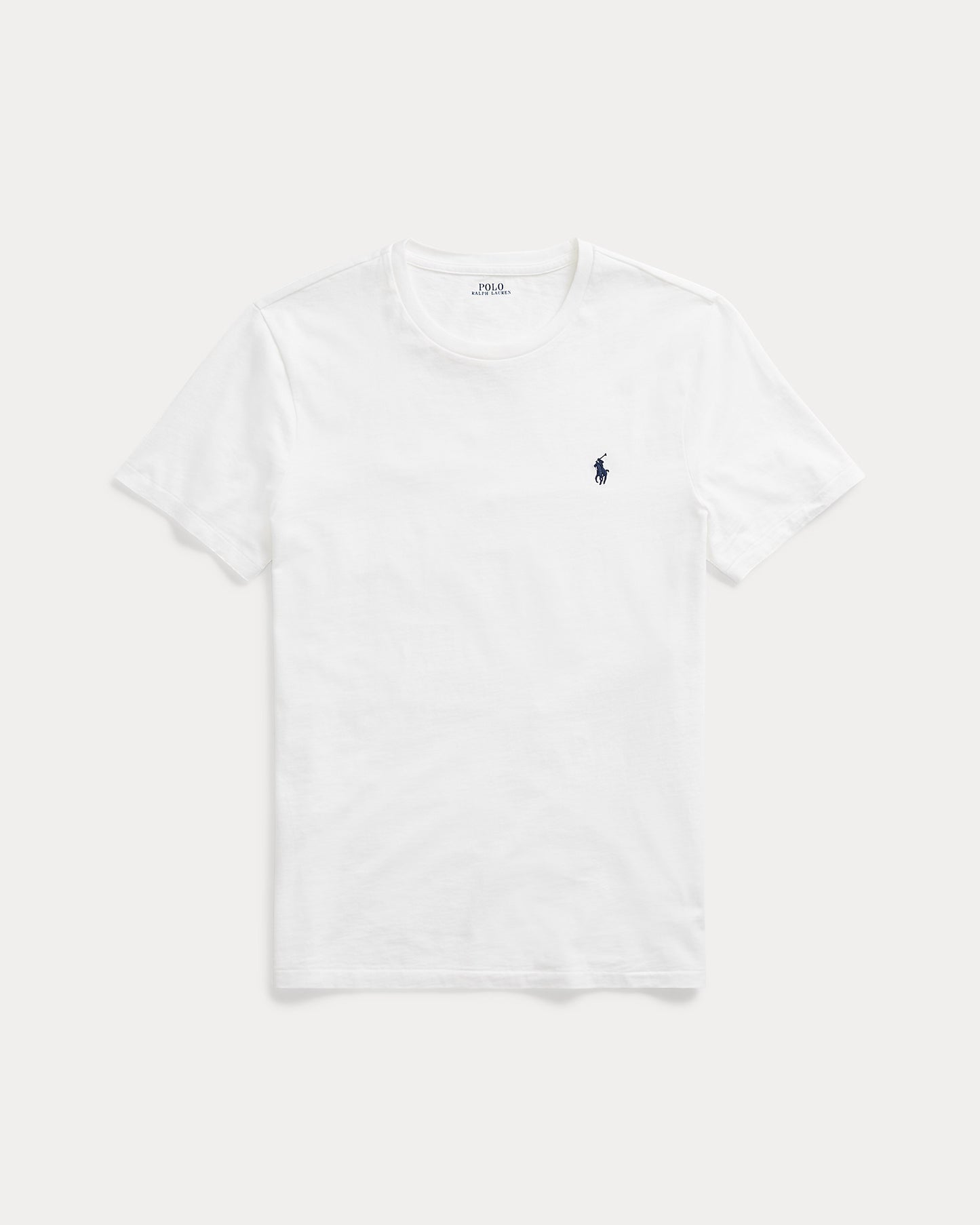 Ralph Lauren Custom Slim Fit Jersey Crewneck Men's Navy Blue T-Shirt